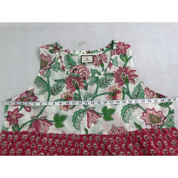 Tuckernuck Floral Sleeveless Blouse Women’s 3XL EUC - Picture 5 of 5